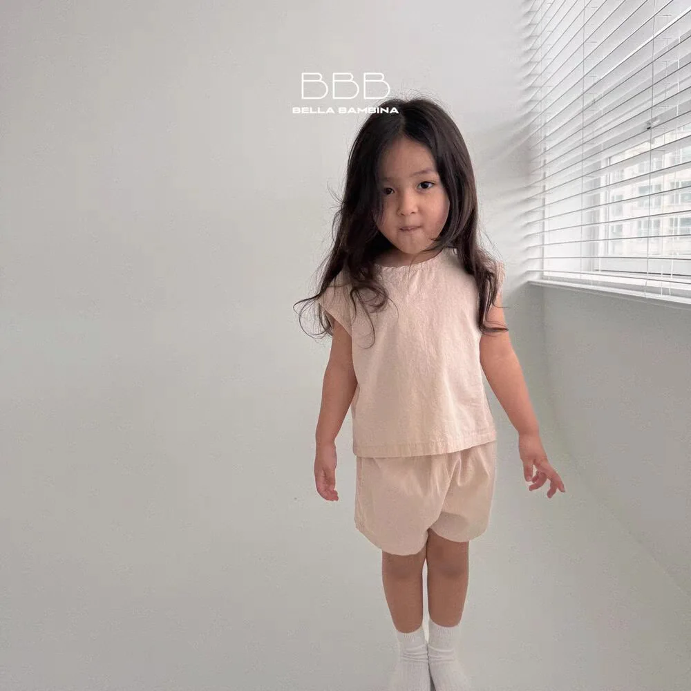 

2026 Summer New Baby Sleeveless Clothes Set Infant Boy Girl Thin Comfortable T Shirts + Shorts 2pcs Suit Toddler Cotton Outfits