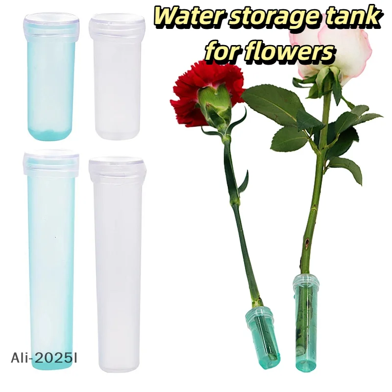 

20Pcs/bag Portable water storage tank for Flowers Plants Nutrition Tube With Cap Keep Plants Alive Hydroponic Container