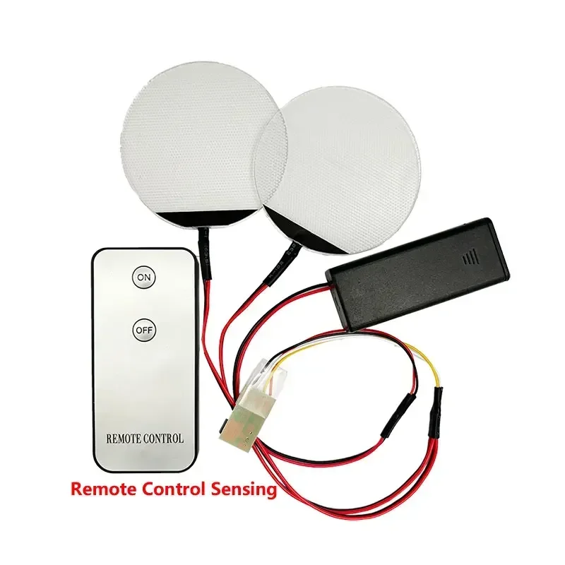 مجموعة إضاءة عيون ليد دائرية مرنة مع جهاز تحكم عن بعد ، استشعار لقناع الهالوين ، أضواء العين ، الدعائم القابلة للثني ، إكسسوارات تأثيري