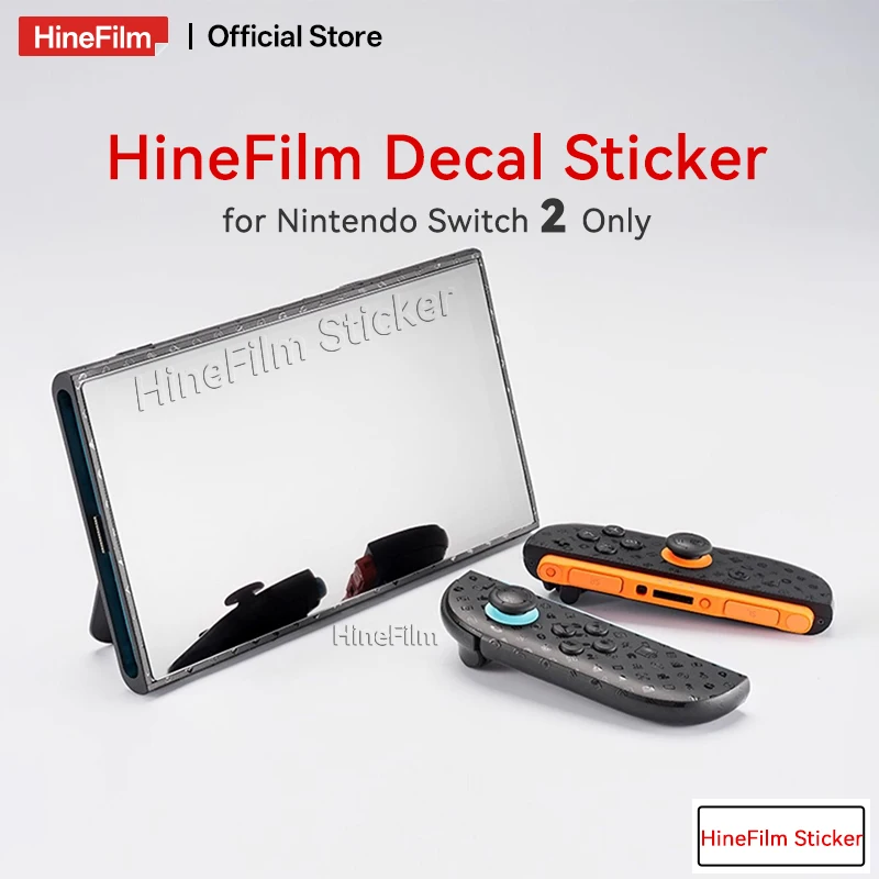 

Hinefilm Skin for Nintendo Switch 2 Protective Decal Skin for Switch2 Console Protector Cover Film Sticker Anti Scratch Skin