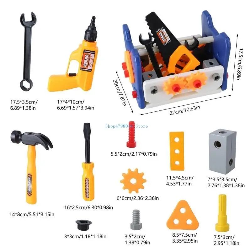 Desmontaje combinación Toolbox Boys Electric Talet Fácil manipular