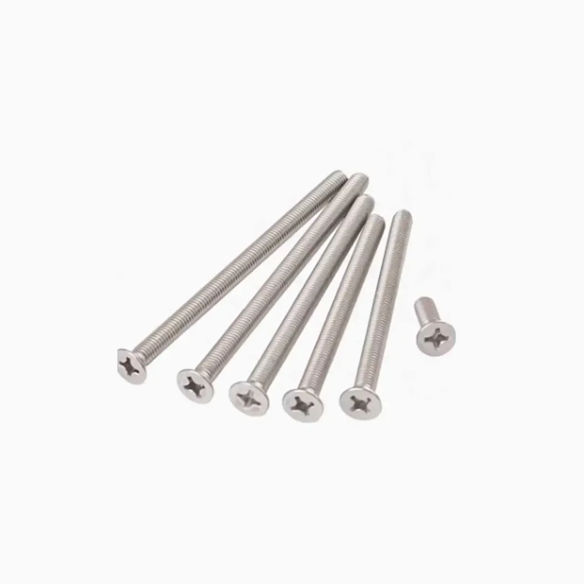 

304 Stainless Steel Extended Screw/Countersunk Cross Head Bolt M5M6M8M10M12