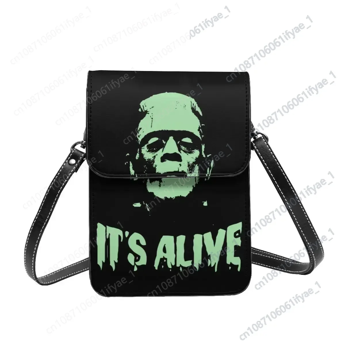 FRANKENSTEIN Alive Shoulder Bag Novel Bulk Funny Mobile Phone Bag Leather Outdoor Student Bags