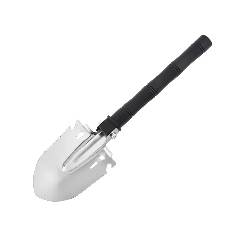Portable Steel Garden Shovel Outdoor Digging Tool for Field Work Durable Metal Spade for Landscaping and Farming Use