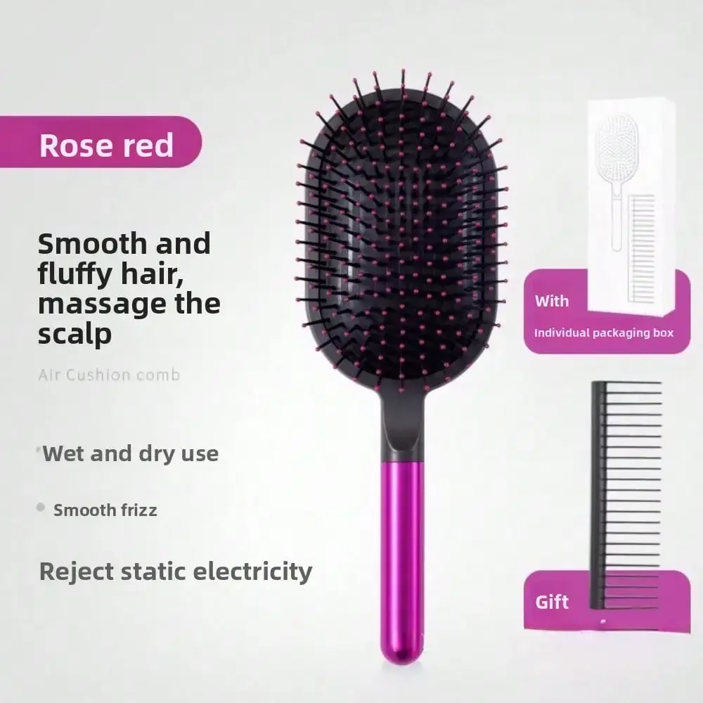 Anti-Static Fluffy Hair Girls Special Air Cushion Comb Massage Comb Internet Celebrity Hair Comb Airbag Comb Two-Piece Set