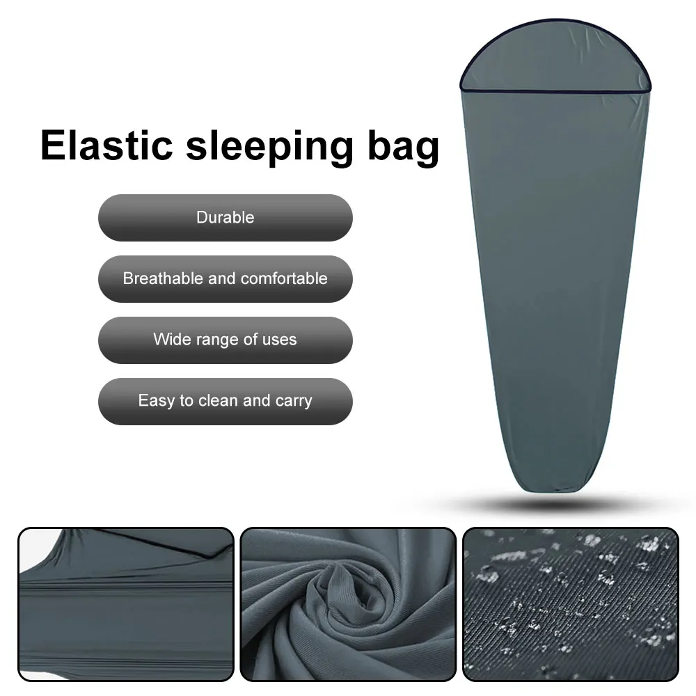 Outdoor Travel High Elasticity Sleeping Bag Liner Portable Carry Sheet Camping Travel Hotel Anti Dirty Sleeping Bag Sheet