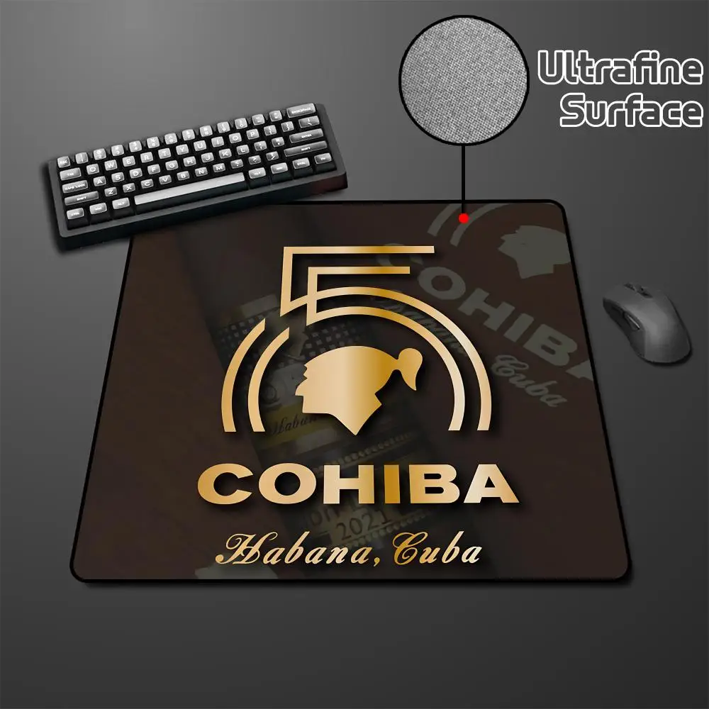 C-COHIBAeS Mouse Pad Rubber Small mouse pad CSGOs desktop computer office keyboard e-sports ROGs game