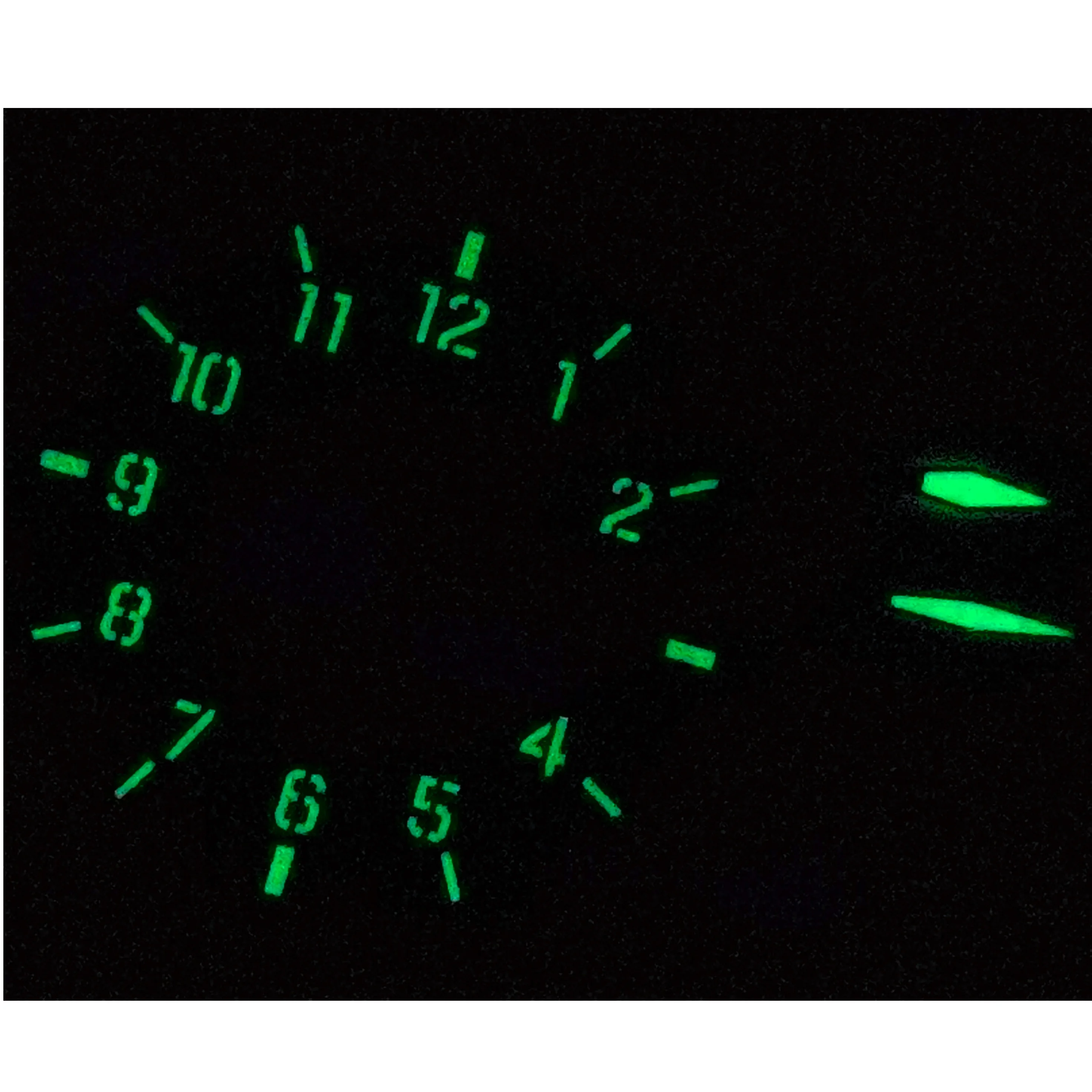 33.8MM Green Night Light Watch Dial Add Hands Fit NH35 Automatic Movement