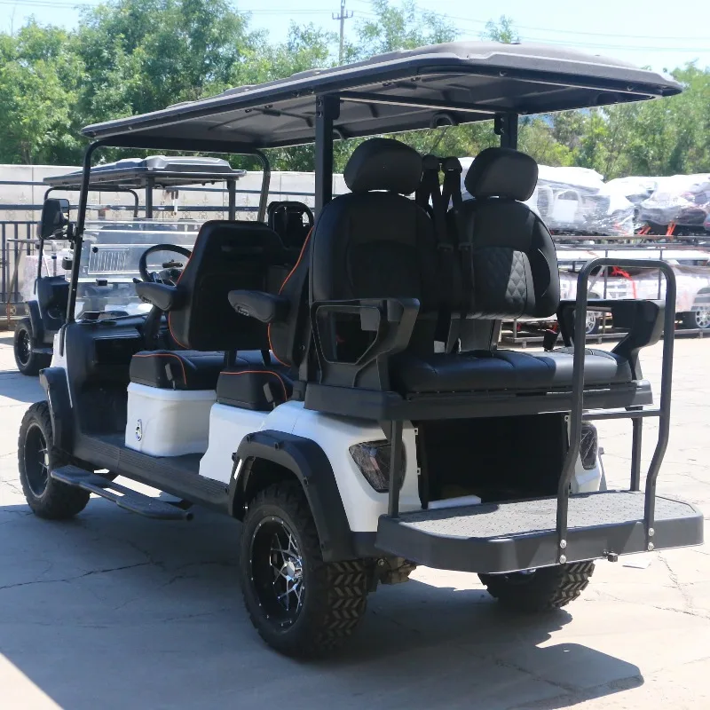 6 Seater Off Road Customizable Vehicle With CE Certification Upgraded High Power Motor For Estate Mobility Golf Cart