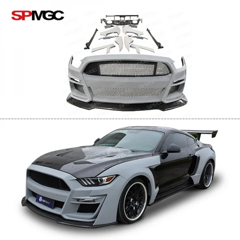 Carbon Fiber Front Engine Hood Bonnet for Mustang 2015-2017 Hood