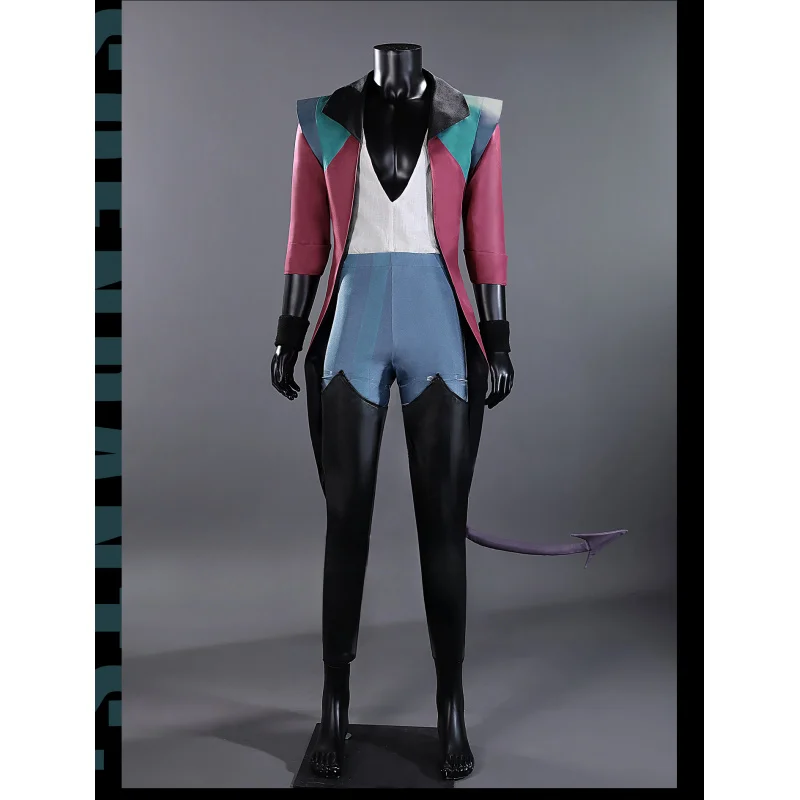 

Newly Mollymauk Tealeaf Cosplay Costume Anime The Mighty Nein Headwear Tail Coat Belt Halloween Christmas Men Woman New Uniform