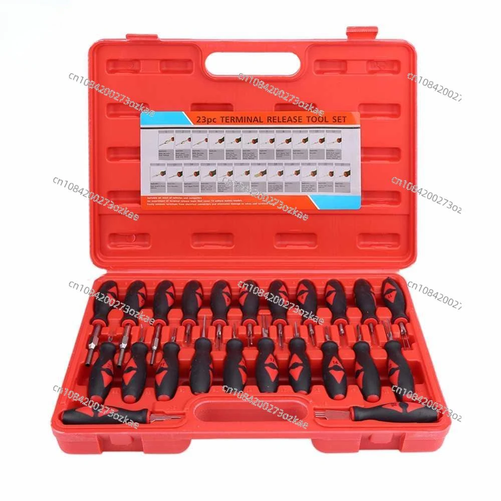 

23-Piece Universal Car Terminal Release Removal Tools Kit - Essential Set for Automotive Wiring Tasks