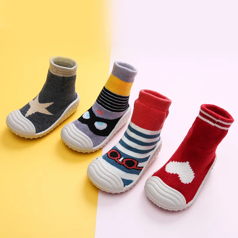 Autumn Socks Shoes Girls Soft Sole Light Shoes Boys Baby Item Comfortable Walking Shoes Breathable Non Slip Kid Shoes zapatillas