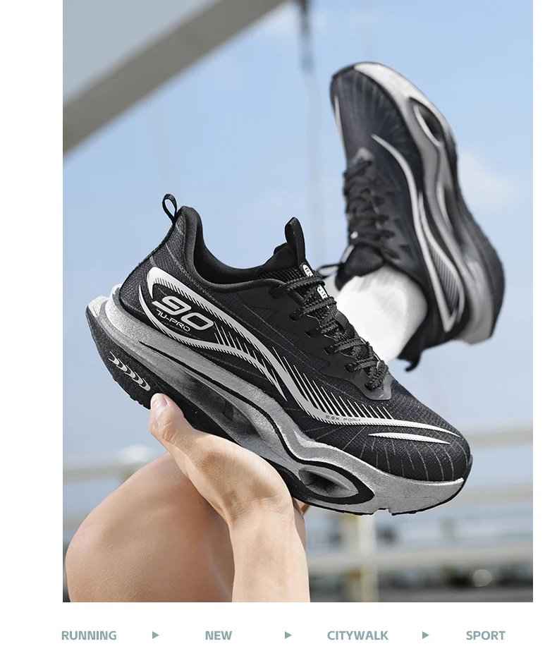 Marathon Herren Laufschuhe Carbon Board Casual Sneakers Atmungsaktive Tennis Sportschuhe Leichte Damen Sportschuhe – Detail 25