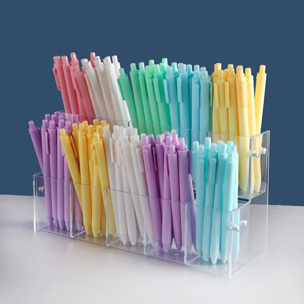 2/3/4/5/6 Layer Mark Pen Holder Acrylic Large Capacity Stationery Display Shelf Pen Tray Space-Saving Makeup Brush Holder