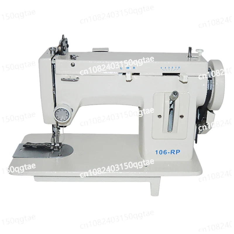 

220V/110V 150W Household Sewing Machine 106-RP Inch BateRpak Arm Fur Leather Fall Clothes Stitch Sew Machine 0-7MM Adjustable