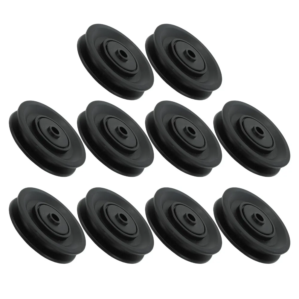 10-pz-ruota-puleggia-in-nylon-con-cuscinetto-scanalata-liscia-resistente-all'usura-leggera-per-fai-da-te-e-macchine-a-cavo