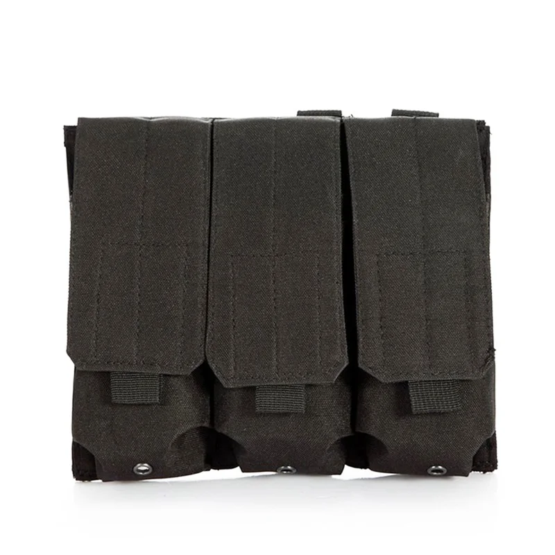 Funda triple porta cargadores MOLLE táctica 5.56 y 7.62