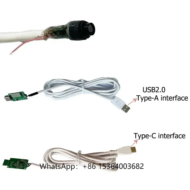 

Smallest 720P 3.2MM 3.5MM 3.9MM USB type C Medical Endoscope For Otoscope Laryngoscope