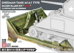 Heavy Hobby LM-35006 SHERMAN TANK M1A1 TYPE DOZER BLADE KIT VVSS