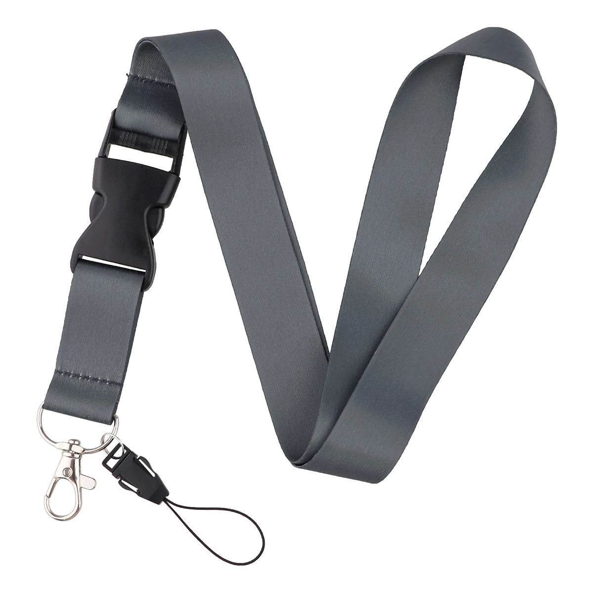 FI52 Einfarbig Seil Strap Schlüsselbund Neck Lanyard Für Studenten Schlüssel Lange Telefon Hängen Schnalle Anti-Verloren Hängen Seil geschenke