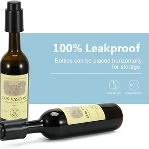 Nút chai rượu có thể tái sử dụng, giữ bảo thủ rượu, bảo vệ rượu vang, nút chai bơm chân không, giữ cho rượu vang tươi 8 dụng cụ rượu vang bán hàng chính - №5
