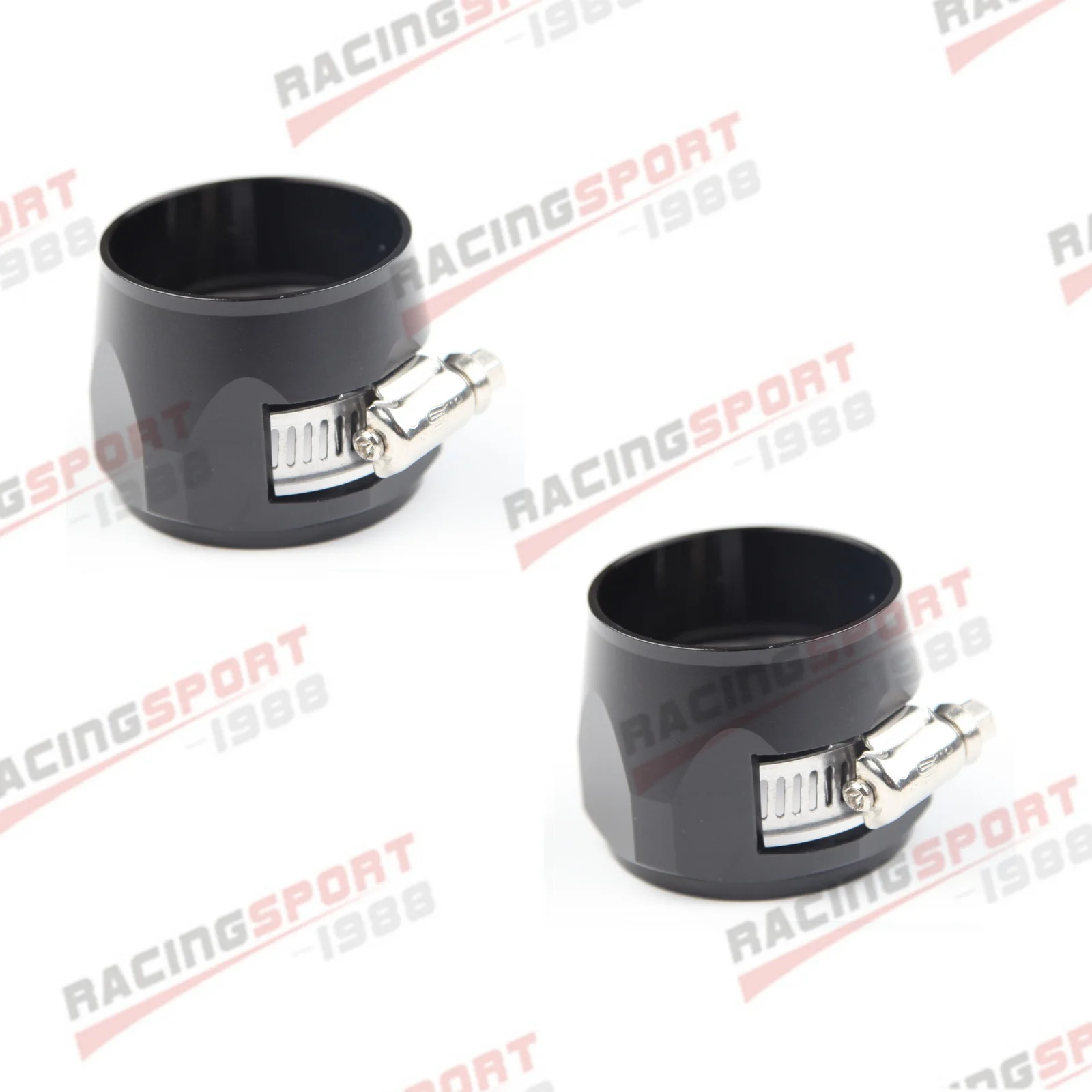 1lot=2pcs Hose Clamp AN4 AN6 AN8 AN10 AN12 AN14- AN32Fuel Pipe Clip Oil Water Tube Hose Fittings Finisher Clamps Hex Finishers