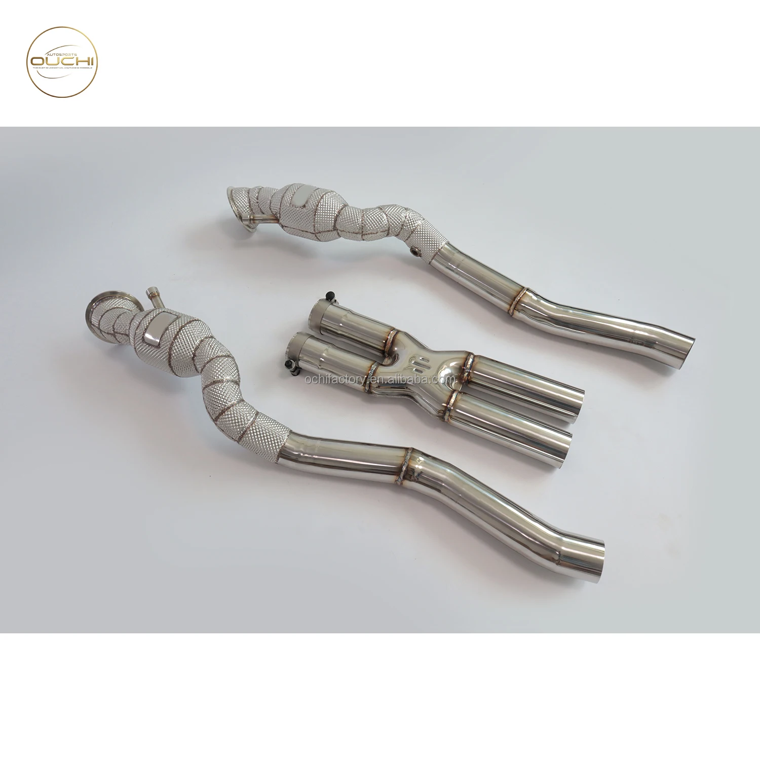 

OUCHI Exhaust Downpipe For Ferrari F12/FF Berlinetta F152 2012-2017 6.3L V12 With Cat Auto Performance Parts Pipe Exhaust System
