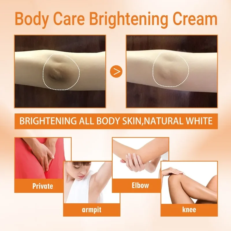 Vitamin C underarm whitening cream remove melanin elbow joints knee Thigh Inner brighten skin  Armpit improve dullness body care