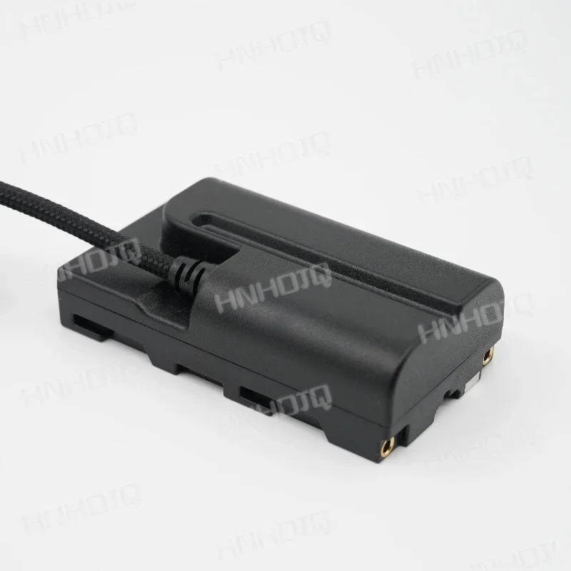 D-Tap to NP-F550 Nylon Braiding Thread Testing Battery Analog Battery Monitor Power Supply