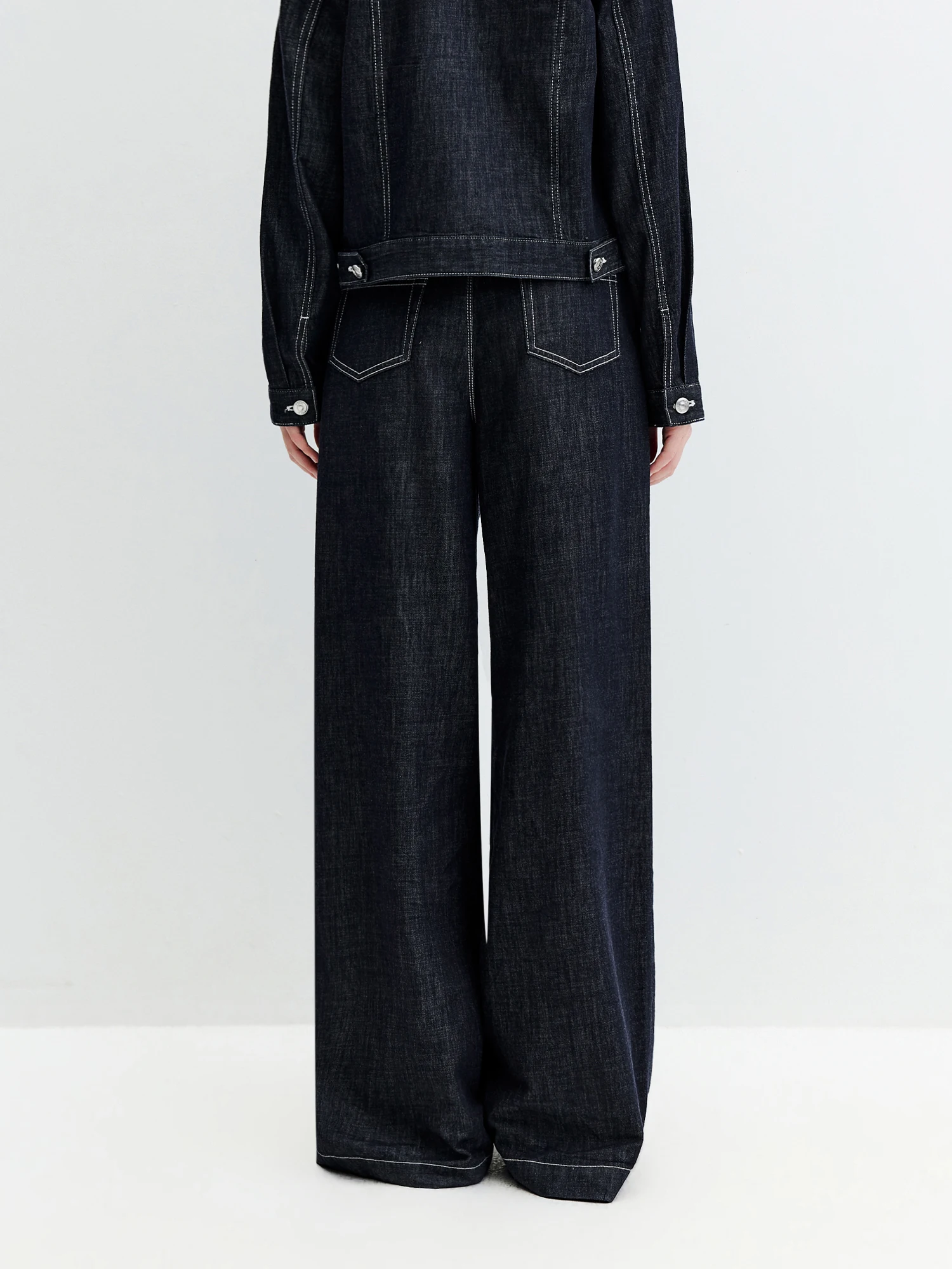 FSLE【Premium Series】Vintage Y2K Denim Jacket Jeans Set Slim Trucker Coat Straight Leg Jeans Co-ord for Retro Street Chic Style 100 Sc84ad6c46b9e4f088067ac2478ac20ebg