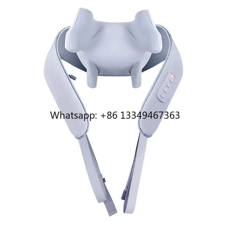 Type-C Charging, Silent Motor, Shiatsu Neck and Shoulder Massager With Heating Function, Four Massage Modes to Relieve Neck Pain
