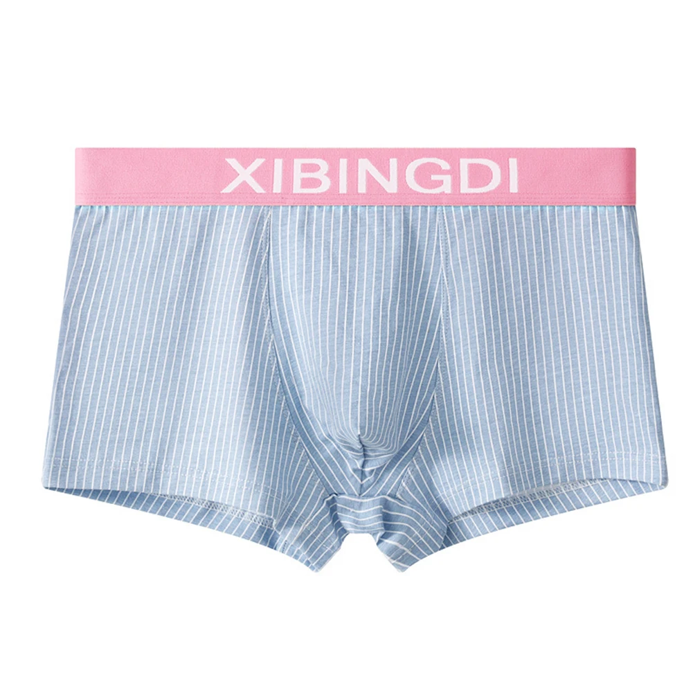 กางเกงในผ้าฝ้ายลายทางสำหรับผู้ชายกางเกงในกางเกงขาสั้นกางเกงขาสั้นกางเกงขาสั้น