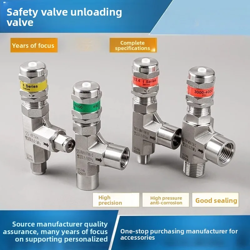 

Adjustable Safety Relief Valve RV – Proportional Unloading Valve for Gas/Liquid, Auto Pressure Relief (High/Low Temp & Pressure)