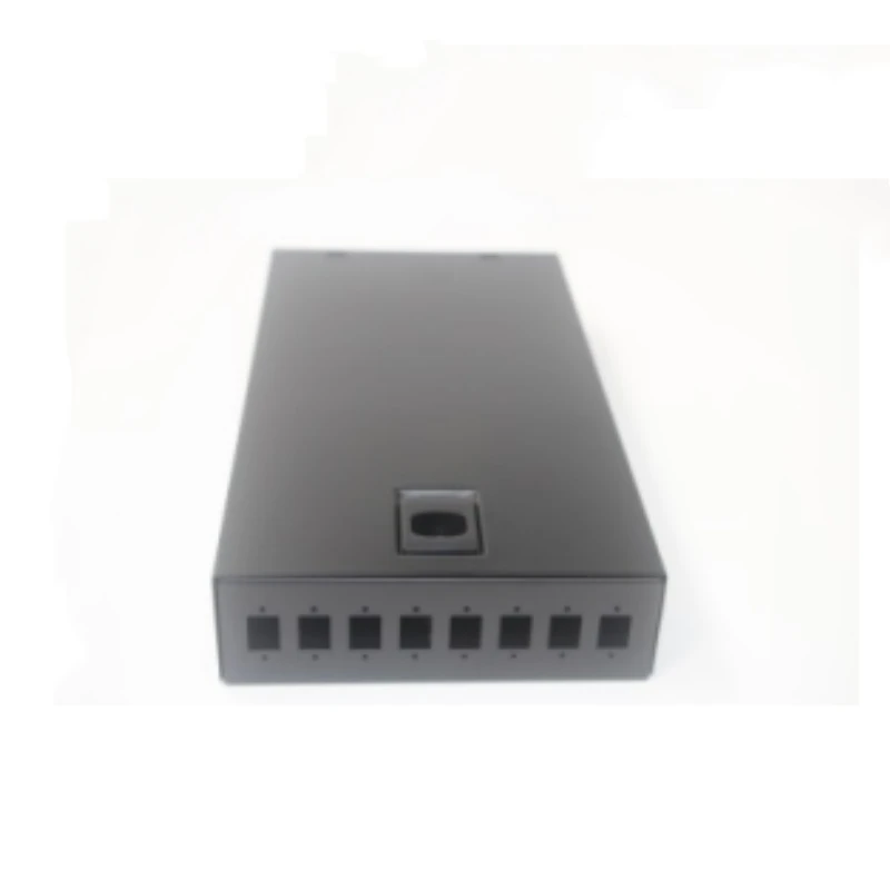 3PCS 8-Port SC LC Optical Cable Terminal Empty Box Outdoor Wall-Mounted Metal Box For Fiber Optic Equipment