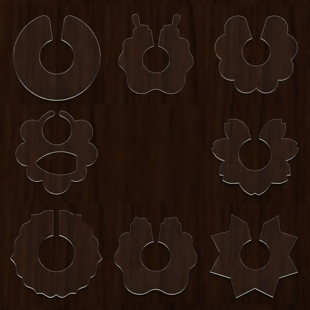 Professional Acrylic Sewing Template For Baby Bibs Cutting Stencil Pattern Craft Aid Tool With Heat Erasable Pen