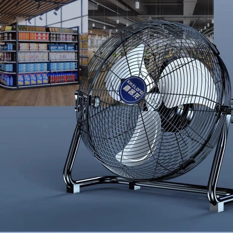

Heavy-Duty Industrial Floor Fan,Adjustable Tilt & Wide-Angle Airflow,Copper Motor with Silent Operation,Home/Commercial Use
