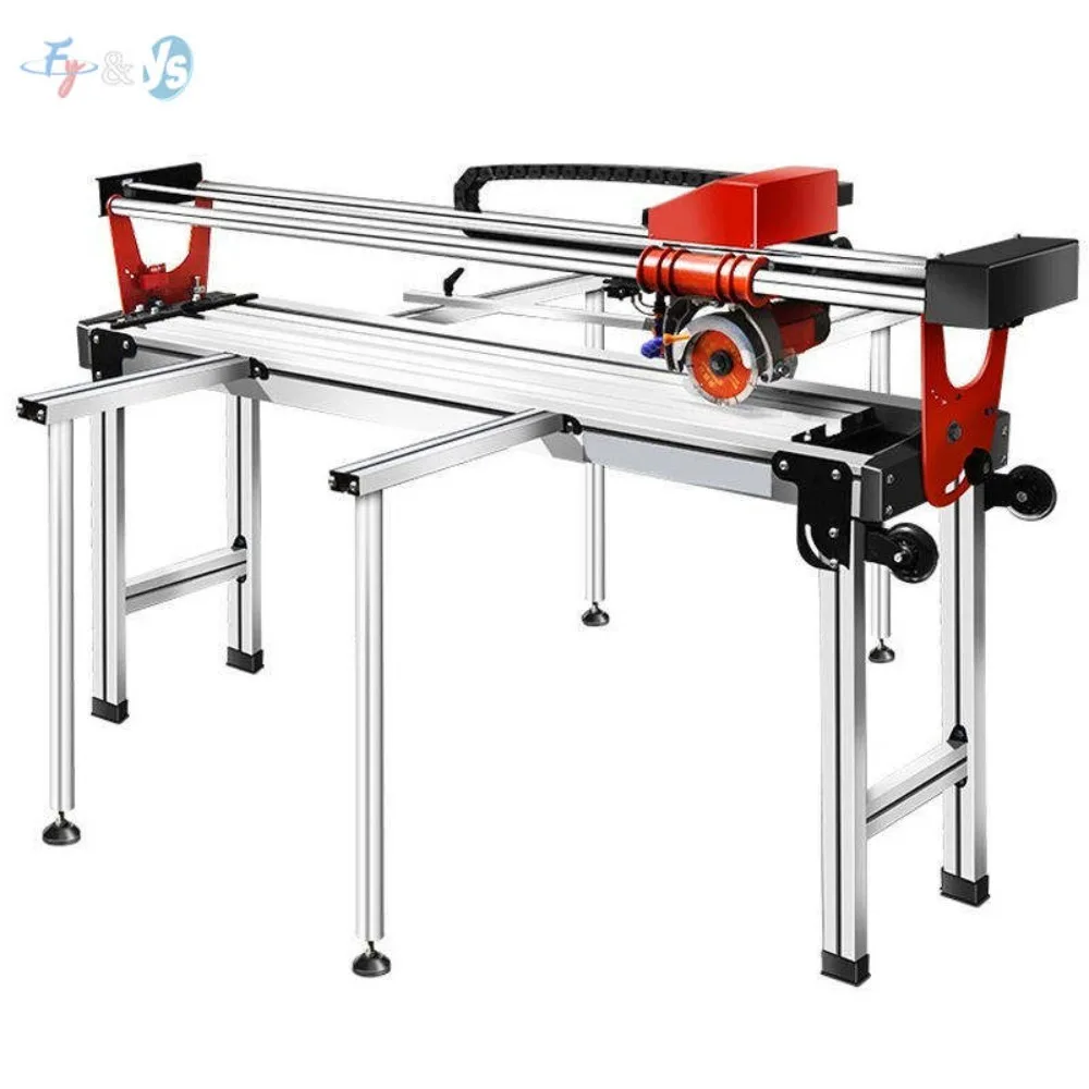 Portable Electric/Manual Tile Cutting Machine-Multi-Material Tool for Stone,Marble,Ceramic & Granite Cutting Work,45° Chamfering