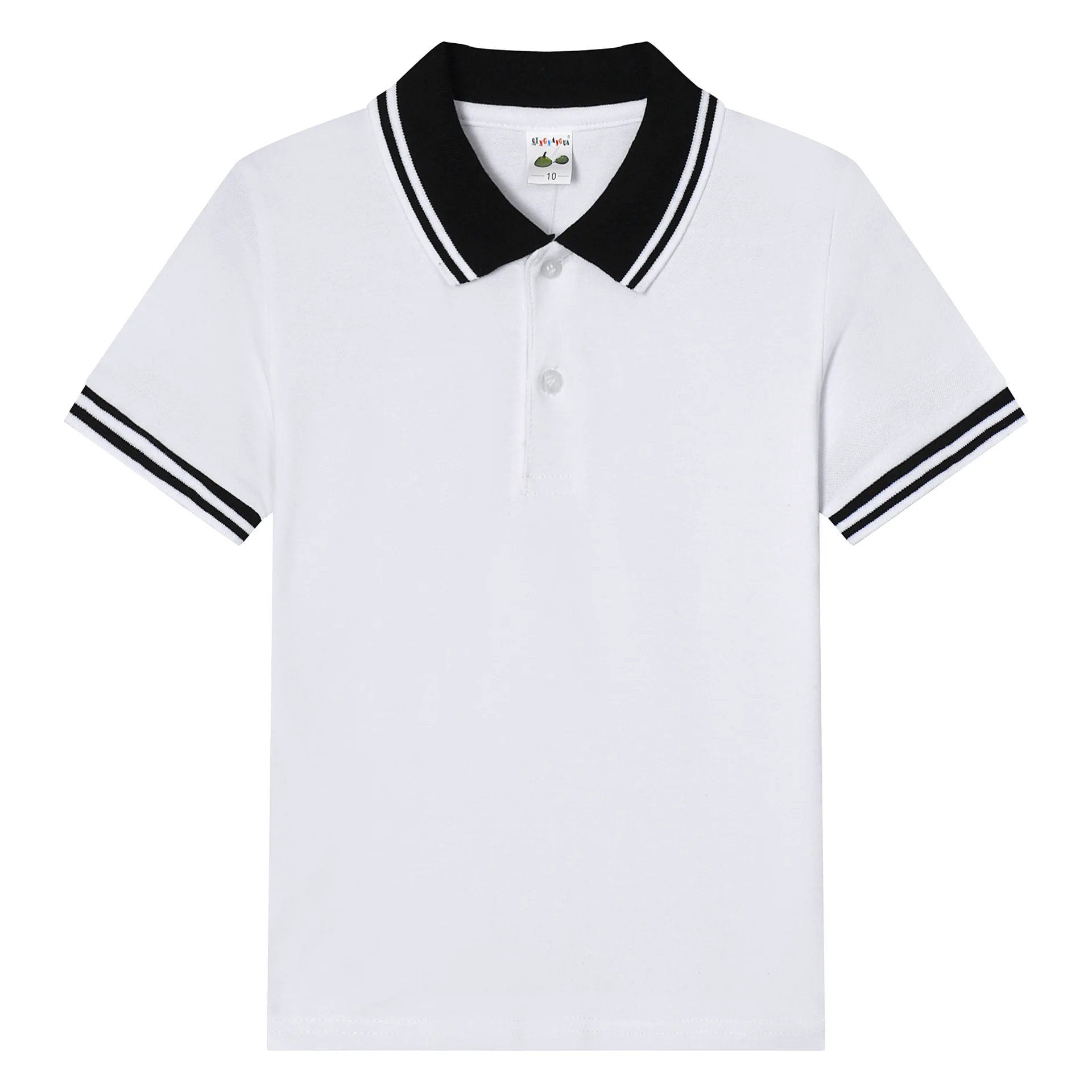 2024 New Children Polo Shirt Solid Kids Boys Polo Shirts Korea Fashion Boys Designer Clothes School Uniform 2-14 Years