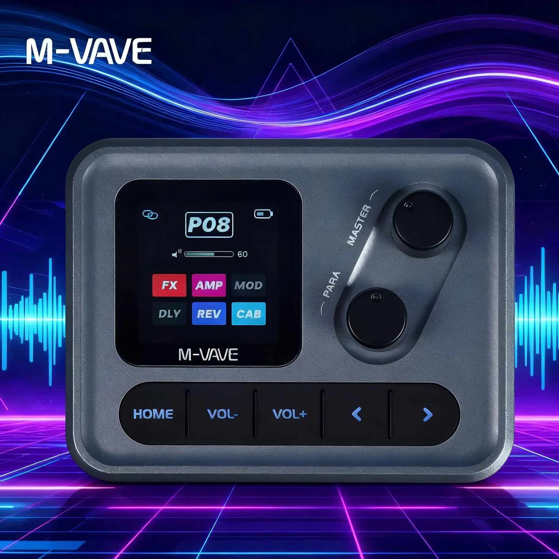 NEW M-VAVE Mini Pocket Guitar Bass Amp with 1.54