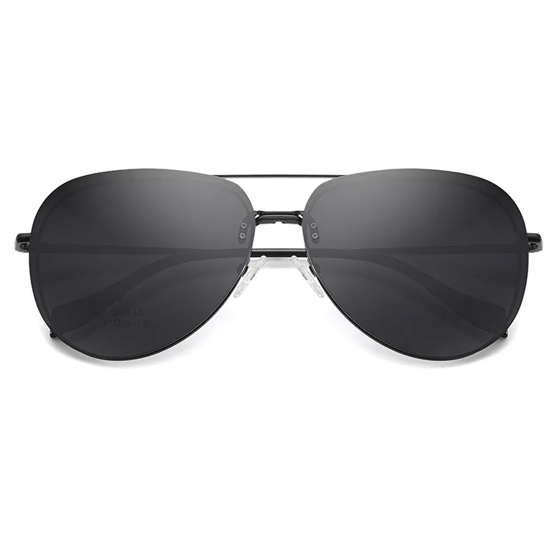 Magnetic Clip Glasses Woman Myopia Glasses With Rimless Polarized Sunglass Fashion Men's Big Size Pilot Prescription Eyeglass - view 4