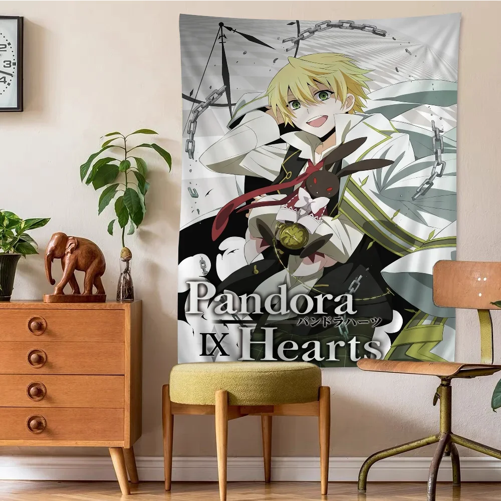 Pandora Hearts DIY Wall Tapestry Hanging Tarot Hippie Wall Rugs Dorm Home Decor