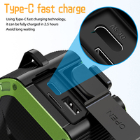 Hand Crank Solar Radio AM/FM Outdoor Emergency Radio LED Flashlight and 5000mAh Power Bank Waterproof Lamp