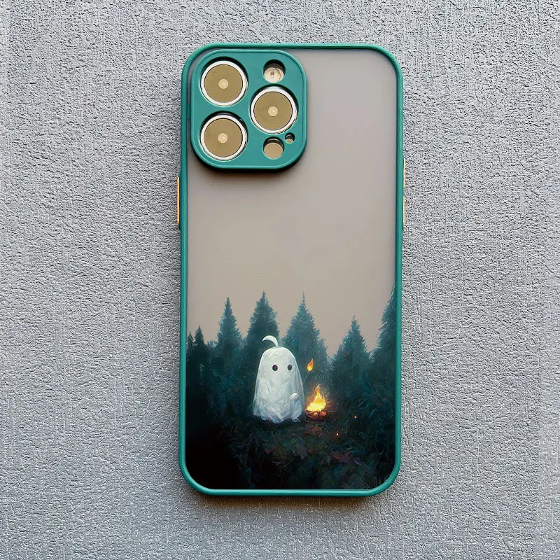 Nette Geist Telefon Fall Für iPhone 17 16 15 14 Pro Max 16 Plus 13 12 11 Pro max Mini XS X XR Stoßfest Zurück Abdeckung Fundas Capa – Detail 14