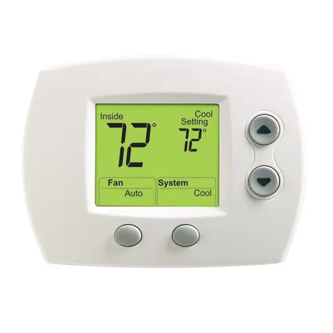 Honeywell Th5110d1022, Grote Display Niet-Programmeerbare Digitale Thermostaat 24V, Universele 1 Warmte/1 Koele Warmtepomp, Focupro 5000