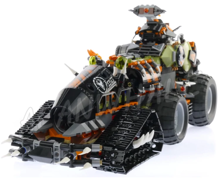 1221PCS  Dieselnaut Utility Tank Gripper Vehicle 10939 Building Blocks Assemble Sets Bricks Compatible with Model