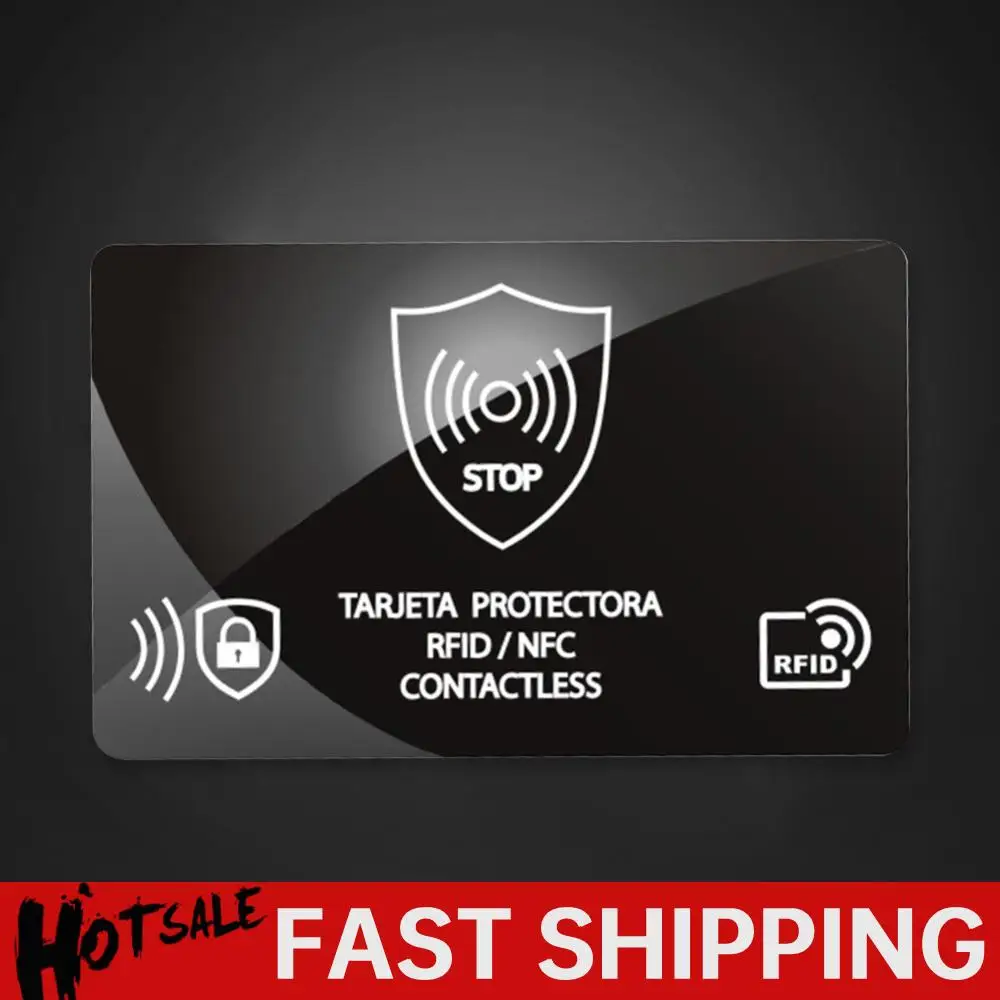 

5 шт. RFID-блокирующая карта, одна карта защищает весь кошелек NFC дебетовая кредитная карта, защита для паспорта, ультратонкая для мужчин и женщин