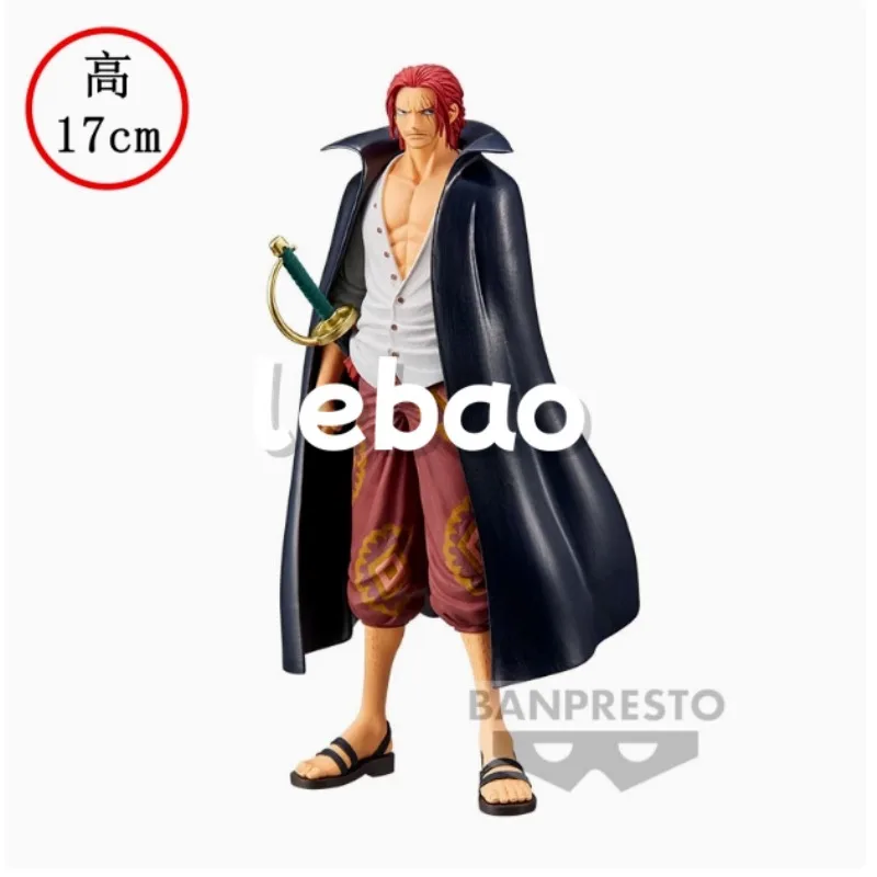 Em estoque uma peça dxf the grandline masculino filme vermelho luffy animação modelo figura de ação brinquedo coleção presente