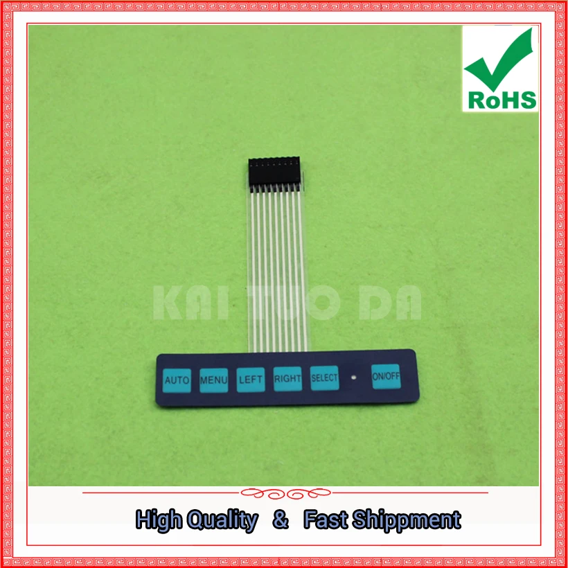 Membrane Switch / Display Switch / Matrix Keyboard / Film Key / Control Panel 6 Keying Light (E5B3)