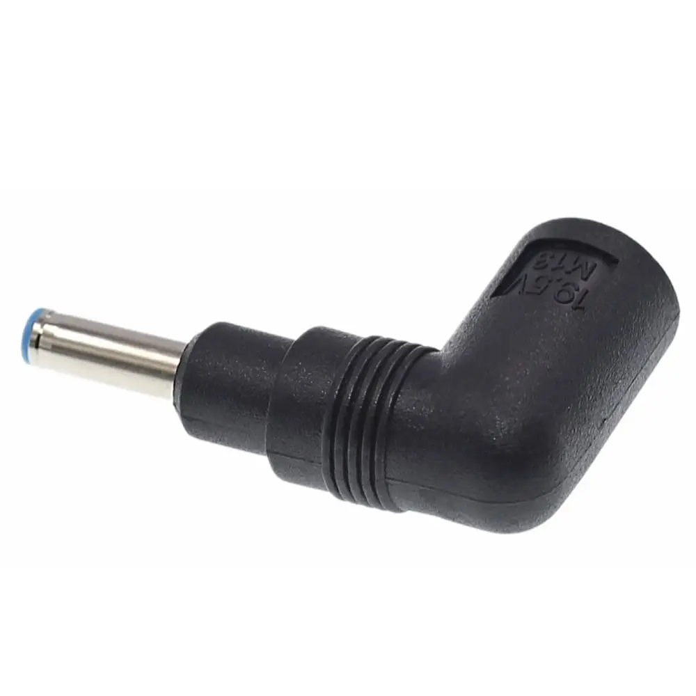 الزاوية اليمنى موصل 7.4*5.0 مللي متر إلى 4.5*3.0 مللي متر تيار مستمر شاحن الطاقة للحصول على نصائح الأزرق النحاس الأساسية محول الكمبيوتر المحمول